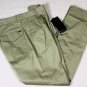 GUCCI PANTS $595 KHAKI GRAY PALLADIUM LOGO ORNAMENTED CHINO SLACKS 34 50e NEW
