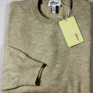 BRIONI SWEATER $1250 MALT BROWN 100-CASHMERE CREWNECK PULLOVER JUMPER M 50e NEW