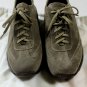 SANTONI SHOES $495 DOVE GRAY SUEDE LOGO ORNAMENTED AIRWALK TRAINER 11.5 44.5 NEW
