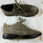 SANTONI SHOES $495 DOVE GRAY SUEDE LOGO ORNAMENTED AIRWALK TRAINER 11.5 44.5 NEW