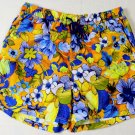 ETRO SWIM TRUNKS $345 BLUE/YELLOW FLORAL LOGO BEACHWEAR SWIMSUIT XL 54e NEW