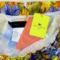ETRO SWIM TRUNKS $345 BLUE/YELLOW FLORAL LOGO BEACHWEAR SWIMSUIT XL 54e NEW