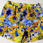 ETRO SWIM TRUNKS $345 BLUE/YELLOW FLORAL LOGO BEACHWEAR SWIMSUIT XL 54e NEW