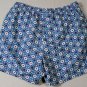 ETRO SWIM TRUNKS $350 WHITE/LT BLUE CIRCLE PRINT BEACHWEAR SWIMSUIT XXL 56e NEW