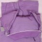 TOM FORD POLO $850 PURPLE/SILVER 2-BTN COTTON/SILK LOGO POLO XXL 56e NEW