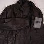 ZEGNA COAT $4895 DARK BROWN 100%AFRICAN LAMBSKIN VESTED BOMBER JACKET 42 52e NEW
