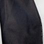 CORNELIANI SUIT $2350 BLACK REP STRIPE SP100's WOOL 2-BTN 3-PC SUIT 44R 54e NEW