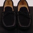 SUTOR MANTELLASSI SHOES $545 BLACK PEBBLED SOLE HANDMADE TIED DRIVER 9 42e NEW