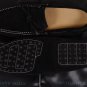 SUTOR MANTELLASSI SHOES $545 BLACK PEBBLED SOLE HANDMADE TIED DRIVER 9 42e NEW