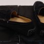 SUTOR MANTELLASSI SHOES $545 BLACK PEBBLED SOLE HANDMADE TIED DRIVER 9 42e NEW