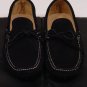SUTOR MANTELLASSI SHOES $545 BLACK PEBBLED SOLE HANDMADE TIED DRIVER 9 42e NEW