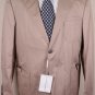 SALVATORE FERRAGAMO JACKET $1530 KHAKI BROWN SUMMER 2-BTN SPORT COAT 44 56e NEW