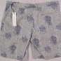 MARC JACOBS SWIMSUIT $450 GRAY/BLUE LOGO COUTURE BEACHWEAR SWIM SHORTS L 52e NEW
