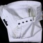 GUCCI JEANS $585 WHITE LOGO EMBOSSED LOGO STRIPED LOOP 5-PKT DENIM 38/35 54e NEW