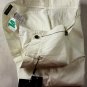 DOLCE & GABBANA PANTS $695 WHITE LOGO PLATE ORNAMENT FITLEG CHINO 34/36 50e NEW