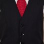 DOLCE & GABBANA VEST $675 BLACK WOOL LOGO HARDWARE WAISTCOAT GILET 42 52e NEW