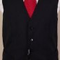 DOLCE & GABBANA VEST $675 BLACK WOOL LOGO HARDWARE WAISTCOAT GILET 42 52e NEW