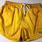 DSQUARED2 SWIM TRUNKS $395 YELLOW LOGO ORNAMENTED SWIMSUIT BEACHWEAR SM 48e NEW