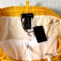 DSQUARED2 SWIM TRUNKS $395 YELLOW LOGO ORNAMENTED SWIMSUIT BEACHWEAR SM 48e NEW