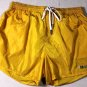 DSQUARED2 SWIM TRUNKS $395 YELLOW LOGO ORNAMENTED SWIMSUIT BEACHWEAR SM 48e NEW