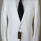 GUCCI JACKET $2450 WHITE TEXTURED DIAMOND DESIGN 2-BTN SUMMER BLAZER 40L 50e NEW