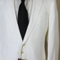 GUCCI JACKET $2450 WHITE TEXTURED DIAMOND DESIGN 2-BTN SUMMER BLAZER 40L 50e NEW