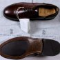 BRUNELLO CUCINELLI SHOES $1295 BROWN CALF HANDMADE CAPTOE DERBY 8D 41 NEW