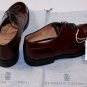BRUNELLO CUCINELLI SHOES $1295 BROWN CALF HANDMADE CAPTOE DERBY 8D 41 NEW