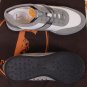 TOD'S T-PROJECT SHOES $445 WHITE/GRAY SUEDE PEBBLE SOLE TRAINERS 8.5 41.5e NEW