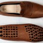 SUTOR MANTELLASSI SHOES $595 BROWN CALF PENNY VAMP PEBBLE SOLE DRIVERS 7 40 NEW