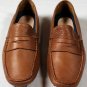 SUTOR MANTELLASSI SHOES $595 BROWN CALF PENNY VAMP PEBBLE SOLE DRIVERS 7 40 NEW