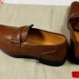 VALENTINO GARAVANI SHOES $795 BROWN HANDMADE PENNY LOAFERS 11 44e NEW