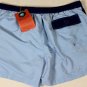 ETRO SWIMSUIT $345 BLUE CONTRAST LOGO EMBROIDERED BEACHWEAR SHORTS XL 54e NEW