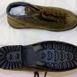 SANTONI SHOES $695 OLIVE GREEN SUEDE LUG SOLE PAD ANKLE HIKING BOOT 7 40e NEW