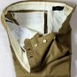 GUCCI PANTS $650 BROWN LOGO ORNAMENTED BELT LOOP FIT LEG CHINO SLACKS 36 52e NEW