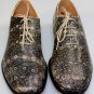 MAISON MARTIN MARGIELA SHOES $970 BROWN TEXTURED CALF LIZARD EFFECT 9 42e NEW