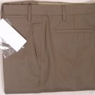 MAISON MARTIN MARGIELA PANTS $680 BROWN WOOL BLEND PAINTED LEG SLACKS 34 50e NEW