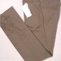 MAISON MARTIN MARGIELA PANTS $680 BROWN WOOL BLEND PAINTED LEG SLACKS 34 50e NEW