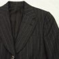 BRIONI JACKET $2600 BLACK PINSTRIPE WOOL HANDMADE 3-BTN LADIES BLAZER 6 40e NEW