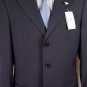 GIORGIO ARMANI SUIT $2195 MEDIUM GRAY/GRAY STRIPE 3BTN 100%WOOL SUIT 40R 50e NEW