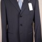 GIORGIO ARMANI SUIT $2195 MEDIUM GRAY/GRAY STRIPE 3BTN 100%WOOL SUIT 40R 50e NEW