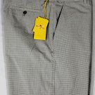 ETRO SHORTS $350 BROWN MICRO-CHECK 100%COTTON BERMUDA WALKING SHORTS 38 54e NEW