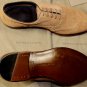 BOTTEGA VENETA SHOES $890 TAN BROWN SUEDE EDOARDO CALF YORK OXFORD 10 43e NEW
