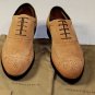 BOTTEGA VENETA SHOES $890 TAN BROWN SUEDE EDOARDO CALF YORK OXFORD 10 43e NEW