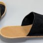 MAISON MARTIN MARGIELA SHOES $445 BLACK SUEDE CALF BROAD STRAP SANDAL 11 44e NEW