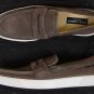 DOLCE & GABBANA SHOES $485 GRAY SUEDE PENNY VAMP BOAT DECK SHOES 10.5 43.5e NEW