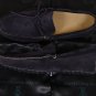 SUTOR MANTELLASSI SHOES $545 NAVY PEBBLED SOLE HANDMADE TIED DRIVER 8 41e NEW