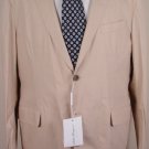 SALVATORE FERRAGAMO JACKET $1250 TAN  BEIGE SUMMER 2-BTN SPORT COAT 46 56e NEW