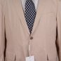 SALVATORE FERRAGAMO JACKET $1250 TAN BEIGE SUMMER 2-BTN SPORT COAT 46 56e NEW