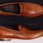 DSQUARED2 SHOES $650 CAMEL BROWN LOGO ORNAMENT HANDMADE PENNY LOAFER 12 45e NEW